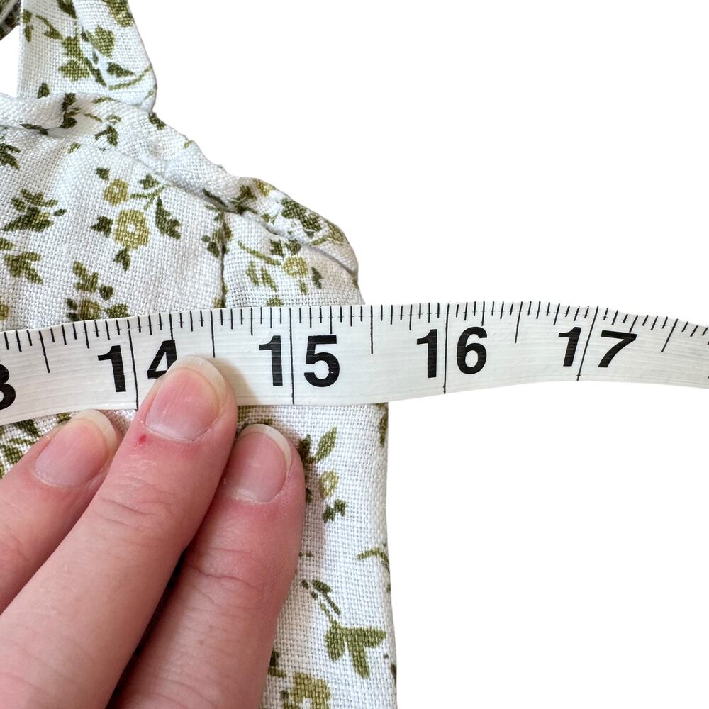 Reformation Desiree Linen Dress Ivy - Picture 9 of 11
